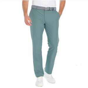 Greg Norman Men's ML75 Luxury 5-Pocket Chino Pants 40x32 Stretch Green NWT